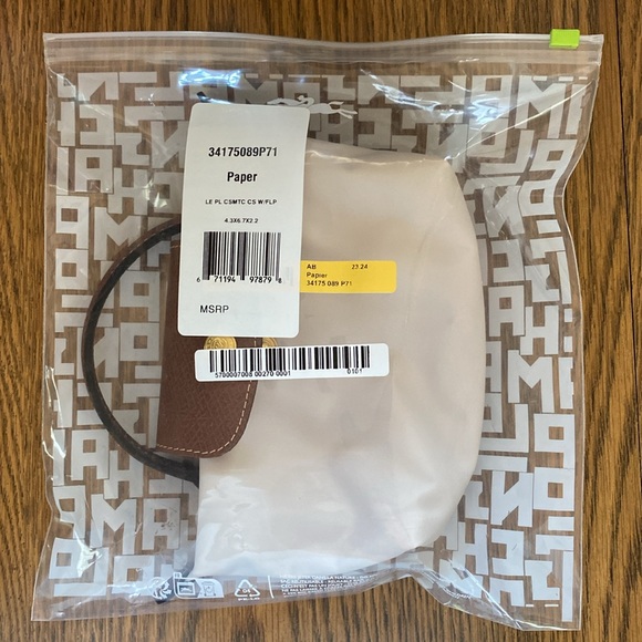 Longchamp Le Pliage Mini Pouch with Handle - Picture 9 of 15